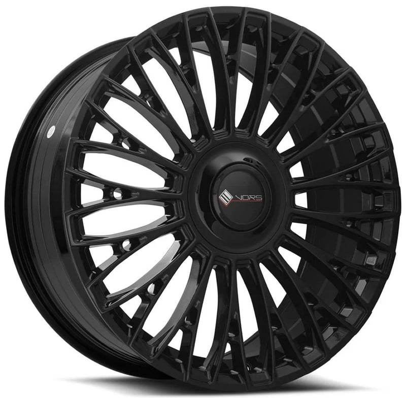 20x8.5 vors lt95 gloss black (custom) 5x120 35mm