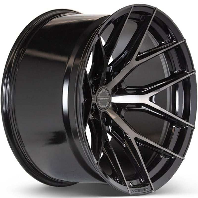 20x10 vossen hf6-4 gloss black tinted (hybrid forged) (super deep concave) 6x135 -18mm