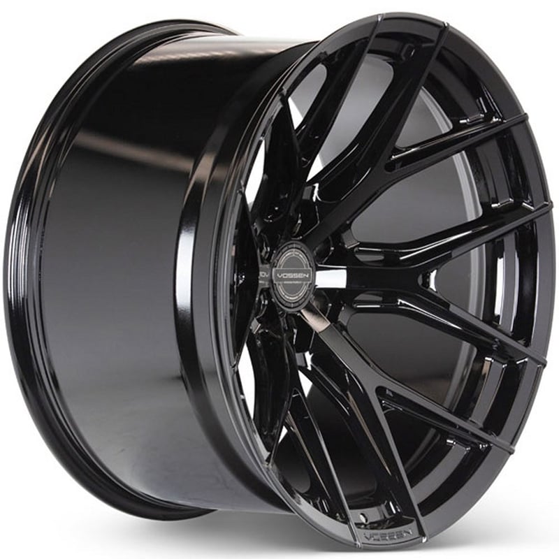 22x12 vossen hf6-4 gloss black (6-lug) (hybrid forged) (ultra deep concave) 6x135 -44mm