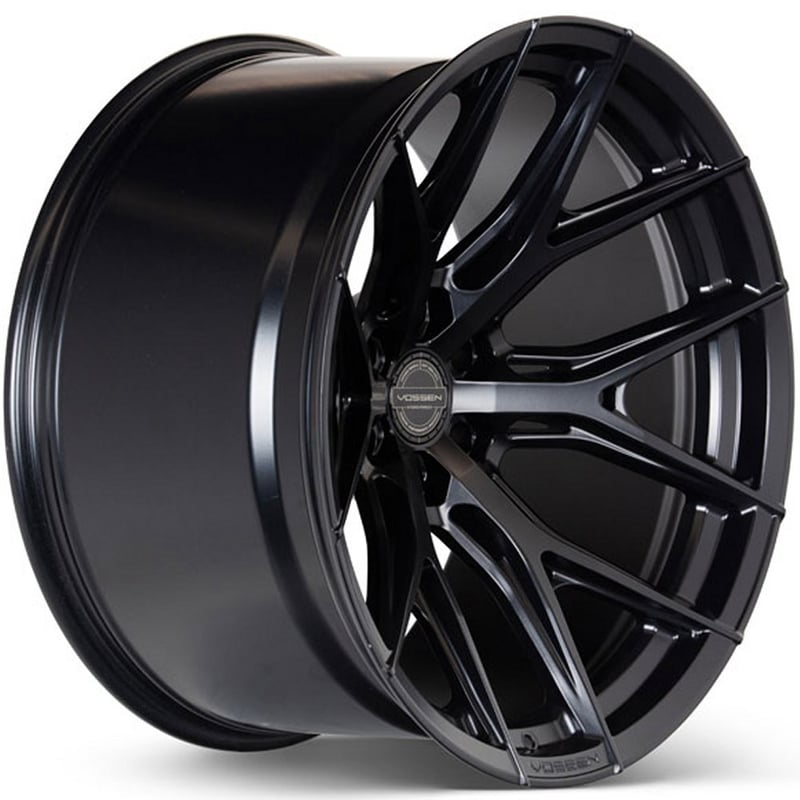 22x12 vossen hf6-4 satin black (6-lug) (hybrid forged) (ultra deep concave) 6x135 -44mm