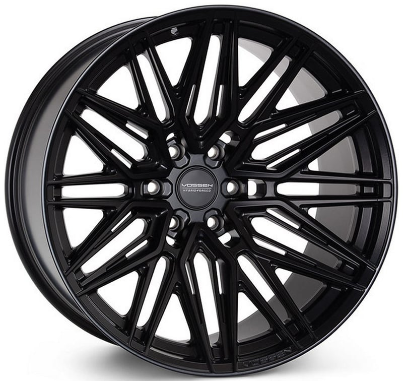 22x10 vossen hf6-5 satin black (hybrid forged) (super deep concave) 6x5.5/139.7 -18mm