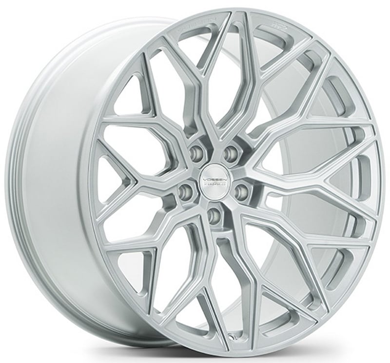 21x10 vossen hf-2 satin silver (hybrid forged) (deep concave) (custom)