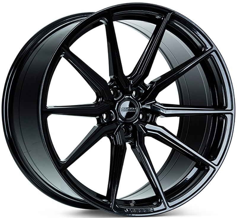 20x12 vossen hf-3 gloss black (hybrid forged) (super deep concave) (custom)