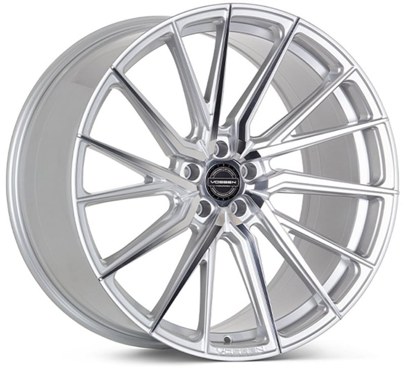 21x12 vossen hf-4t silver polished (hybrid forged) (true directional) (right) 5x120 52mm