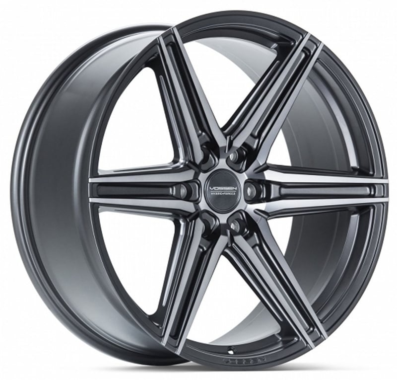 24x10 vossen hf6-2 tinted matte gunmetal (hybrid forged) (deep concave) 6x135 25mm