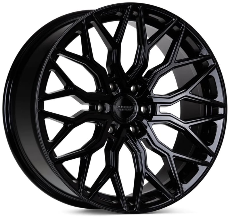 20x9.5 vossen hf6-3 gloss black (hybrid forged) (deep concave) 6x5.5/139.7 15mm