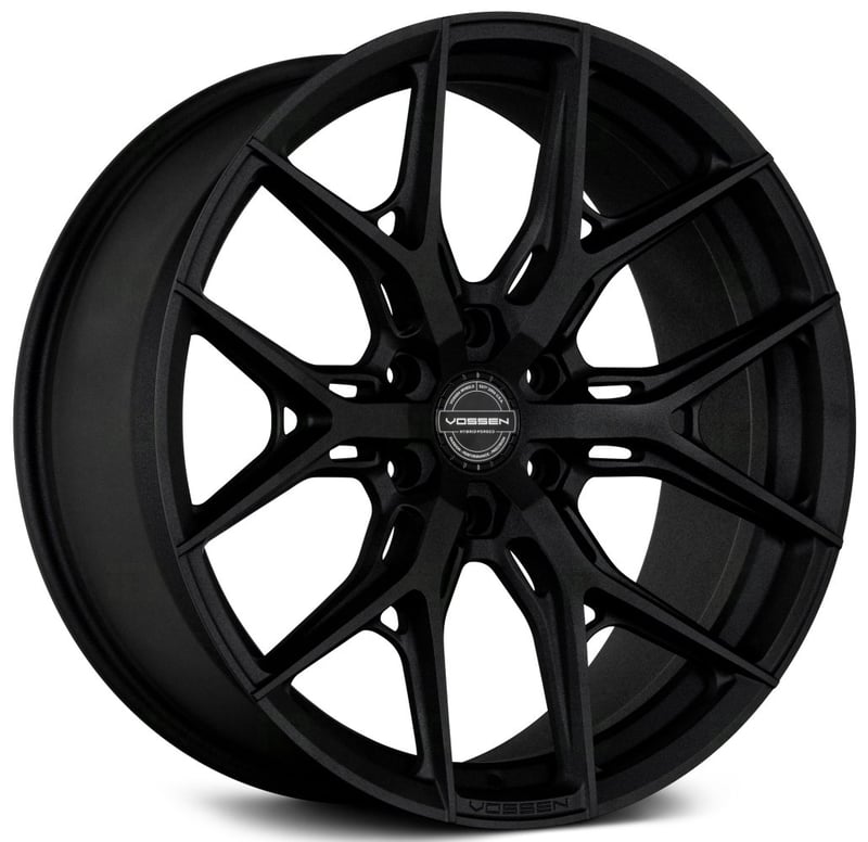 20x9.5 vossen hf6-4 satin black (6-lug) (hybrid forged) (deep concave) 6x5.5/139.7 15mm