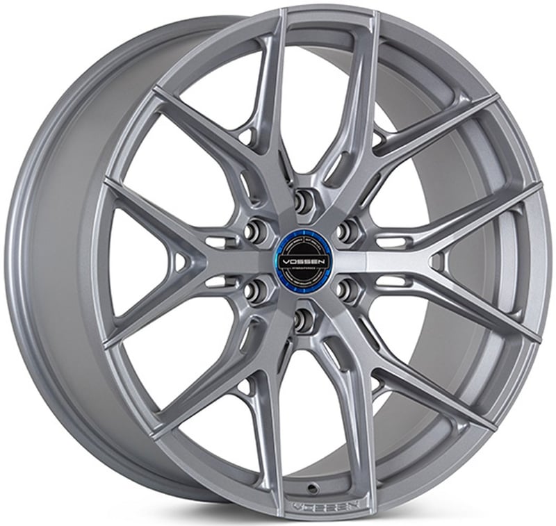26x10 vossen hf6-4 satin silver (hybrid forged) (deep concave) (custom) 6x135 35mm