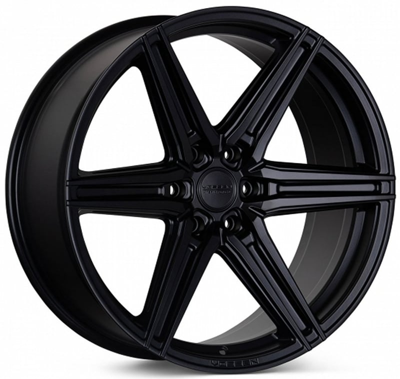 20x9.5 vossen hf6-2 satin black (hybrid forged) (deep concave) 6x5.5/139.7 15mm