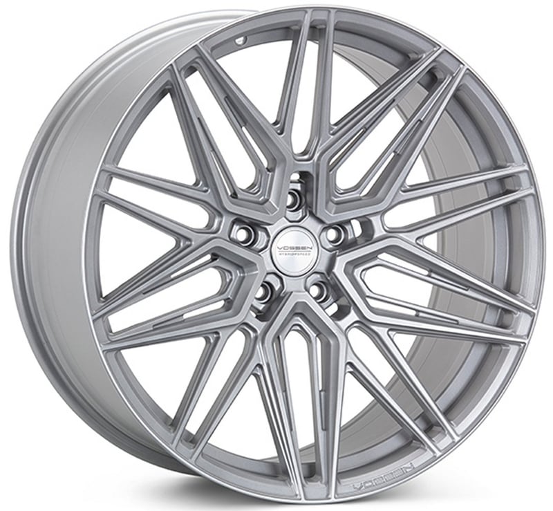 22x10 vossen hf-7 satin silver (hybrid forged) (deep concave) (custom)