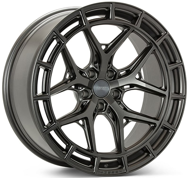 22x10 vossen hfx-1 satin anthracite (5-lug) (super deep concave) 5x5/127 -18mm