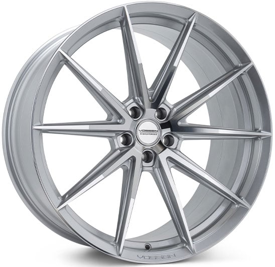 Vossen HFX-2 (5-Lug) Silver Polished