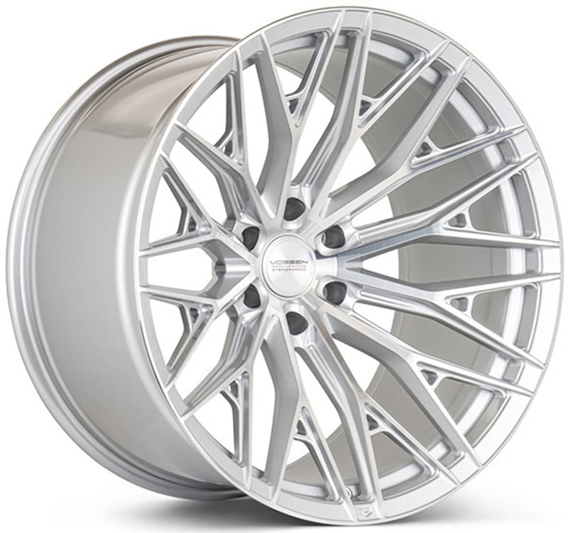 22x10 vossen hfx-6 silver polished (hybrid forged) 6x5.5/139.7 -18mm