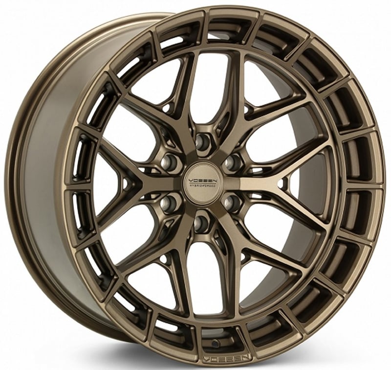 22x9.5 vossen hfx-1 terra bronze satin (6-lug) 6x5.5/139.7 30mm
