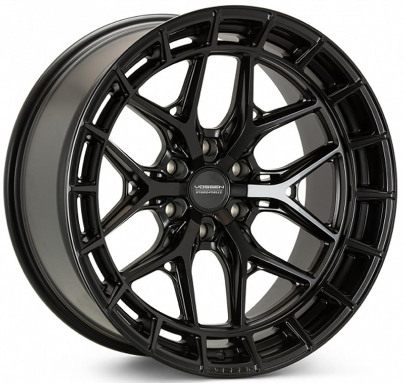 24x10 vossen hfx-1 satin black (6-lug) (deep concave) 6x135 35mm