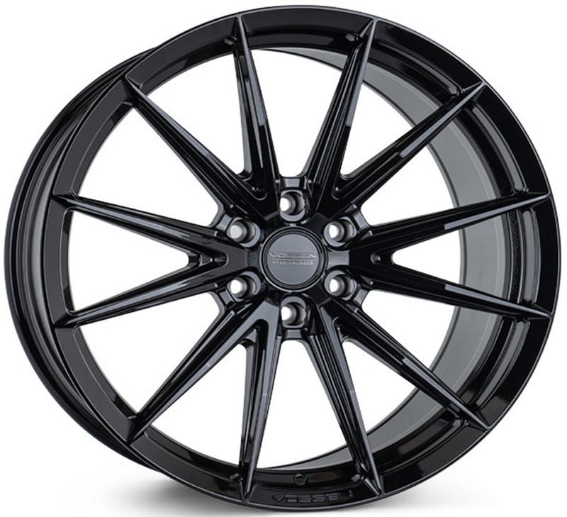 17x9 vossen hfx-2 gloss black (6-lug) (super deep concave) 6x135 0mm
