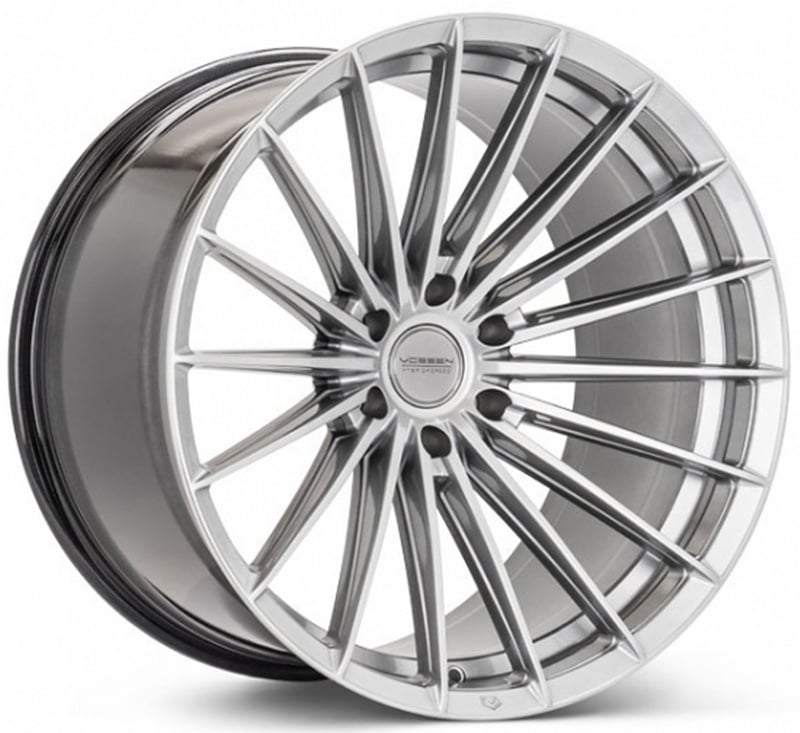 22x9.5 vossen hfx-4 hyper gunmetal (6-lug) 6x135 30mm