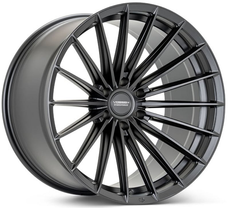 22x9.5 vossen hfx-4 satin black (6-lug) 6x5.5/139.7 30mm