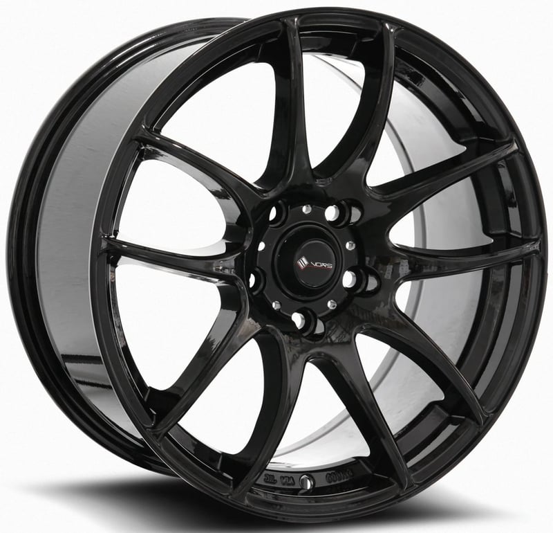 17x8 vors tr4 gloss black 4x4.25/108 35mm (custom)
