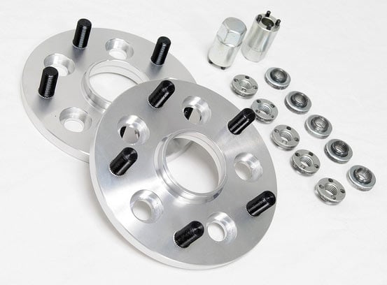 project kics 12x1.25 5-100 to 5-114.3 wide tread spacers pcd adapter - 11mm w5411h356