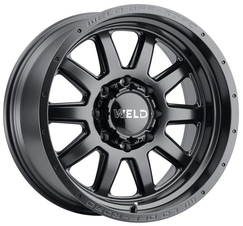 20x9 weld off-road stealth w101 satin black (rotary forged) 8x6.5/165 0mm