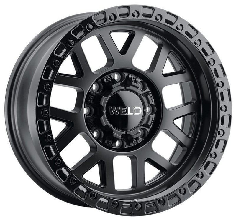 20x12 weld off-road cinch w104 satin black (rotary forged) (* may require trimming) 6x135 6x5.5/139.7 -44mm