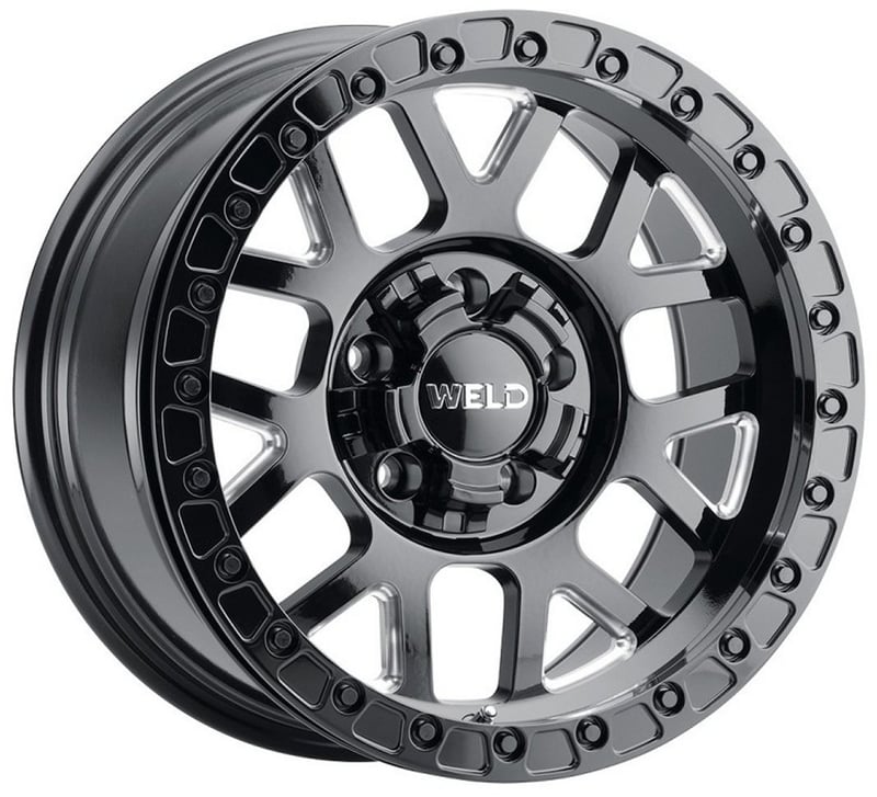 Weld Off-Road Cinch Beadlock W902 Gloss Black Milled