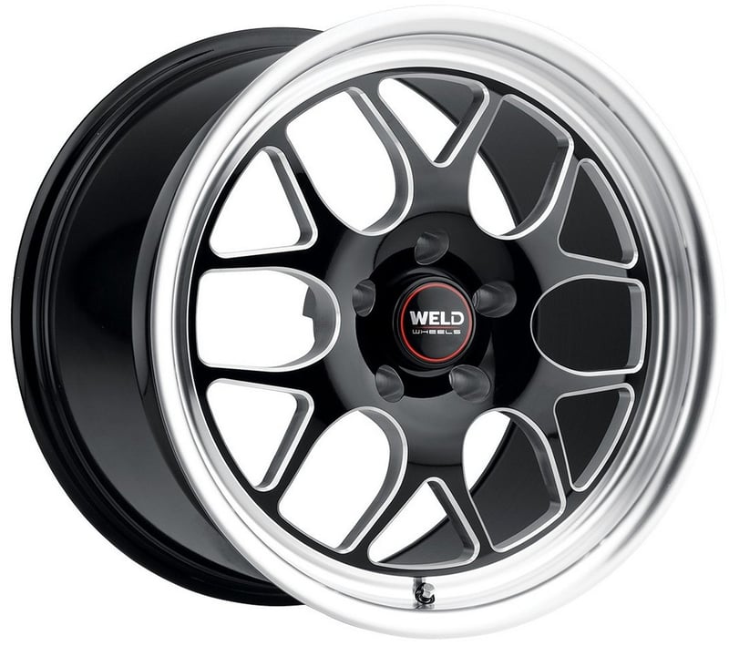 20x10.5 weld performance solana s110 gloss black milled (rotary formed) 5x115 19mm