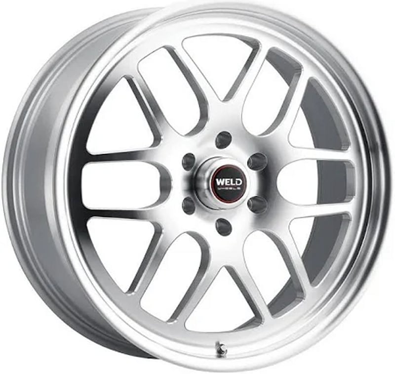 22x10.5 weld performance solana s111 gloss silver machined (rotary formed) 6x5.5/139.7 32mm