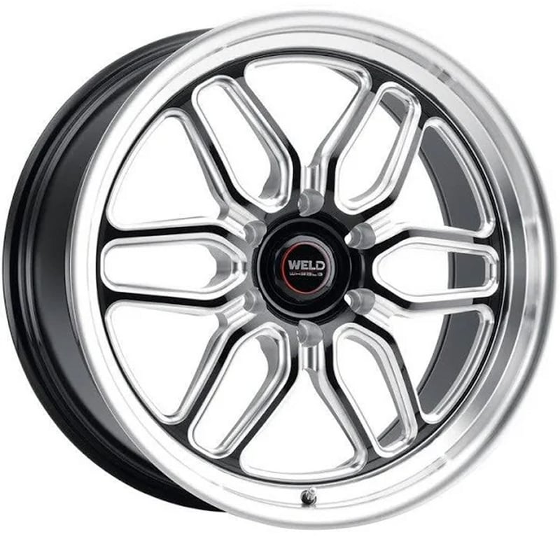 Weld Performance Laguna 6 S109 Gloss Black Milled Machined