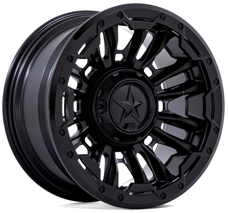 (clearance - no returns) 20x9 xd series xd870 bomber matte black 5x5/127 5x5.5/139.7 20mm