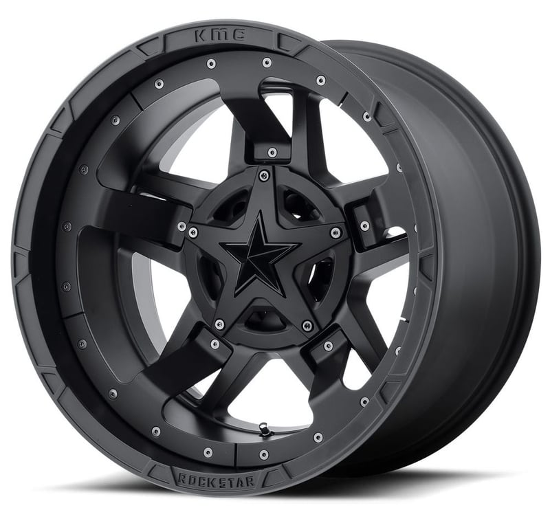 (clearance - no returns) 17x8 xd series xd827 rockstar iii all matte black 6x135 6x5.5/139.7 20mm