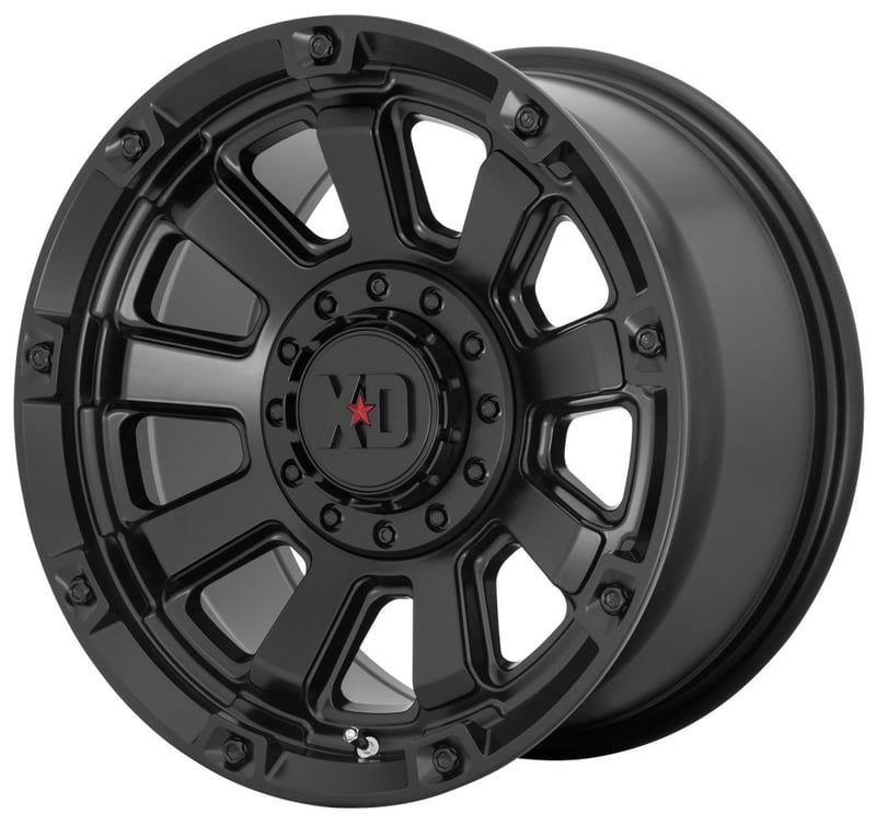 (clearance - no returns) 17x9 xd series xd852 gauntlet satin black 6x135 6x5.5/139.7 0mm