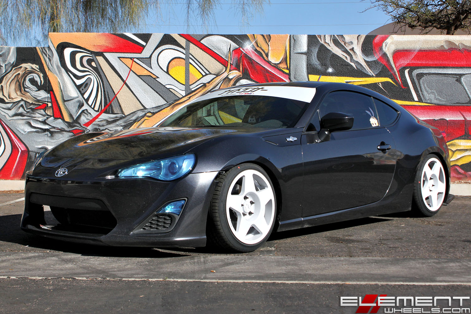 17x9 Fifteen52 Tarmac Rally White on a 2013 Scion FR-S w/ Specs