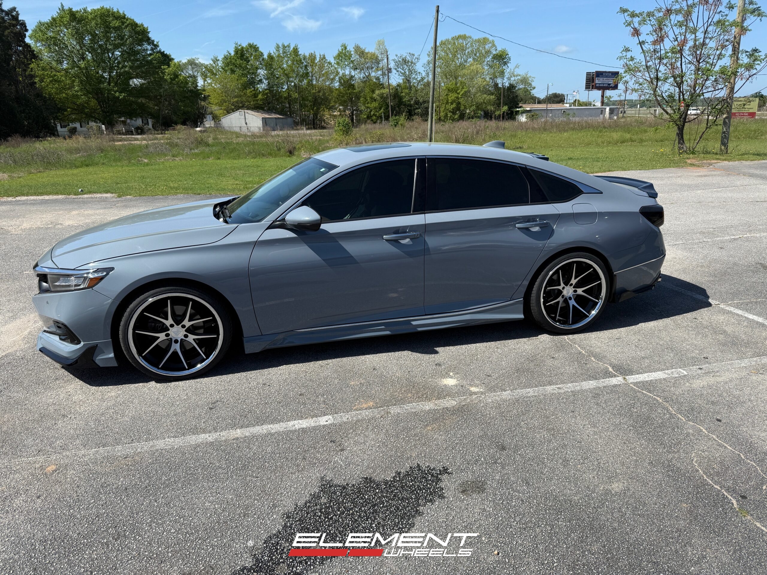 20 inch Ferrada FR2 Machine Black w/Chrome Lip on a 2021 Honda Accord Sedan
