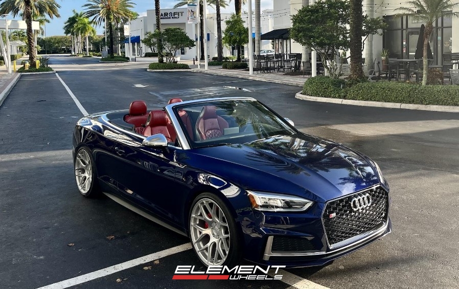 20 inch Avant Garde M590 Satin Silver on a 2018 Audi S5