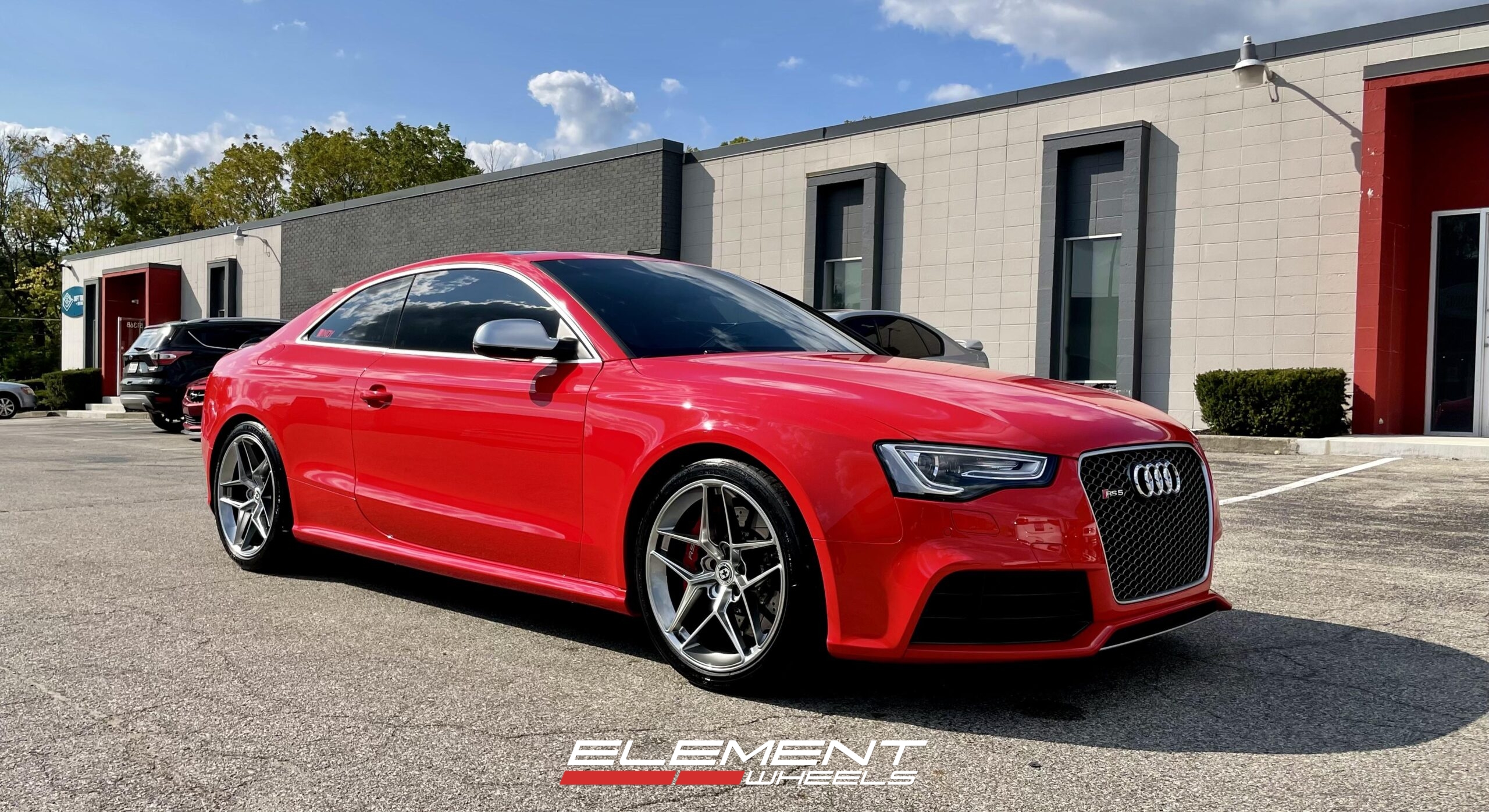 19 Inch HRE FF11 Liquid Metal on a 2015 Audi RS5
