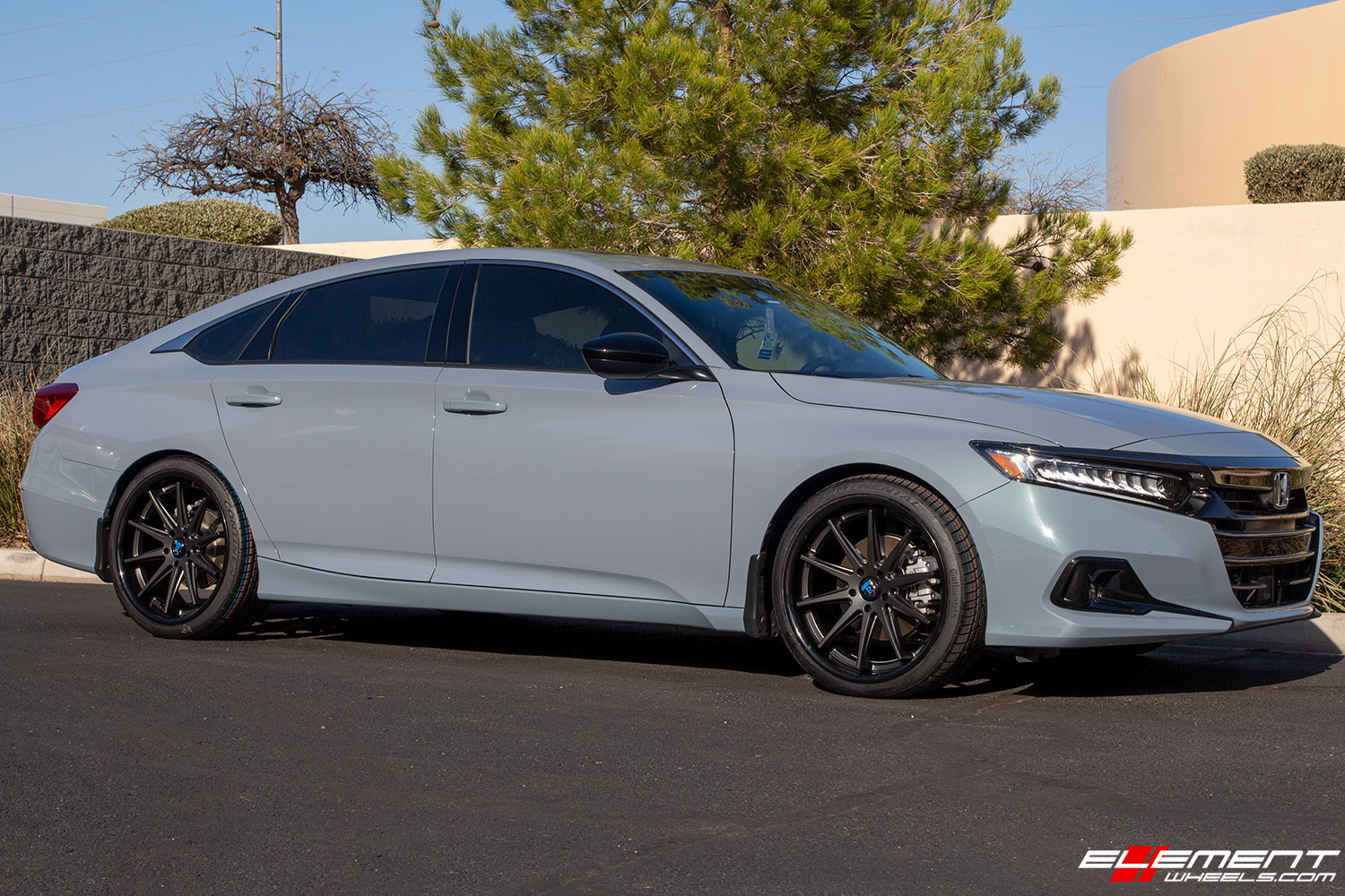 20 inch Rohana RC10 Matte Graphite w/ Gloss Black Lip on a 2021 Honda Accord