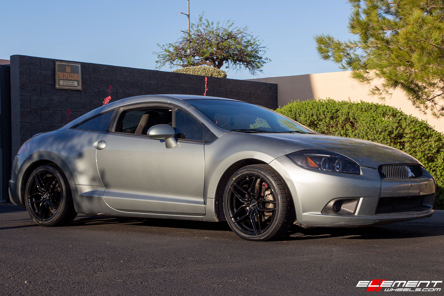 18 inch Versus VS7371 Gloss Black on a 2008 Mitsubishi Eclipse