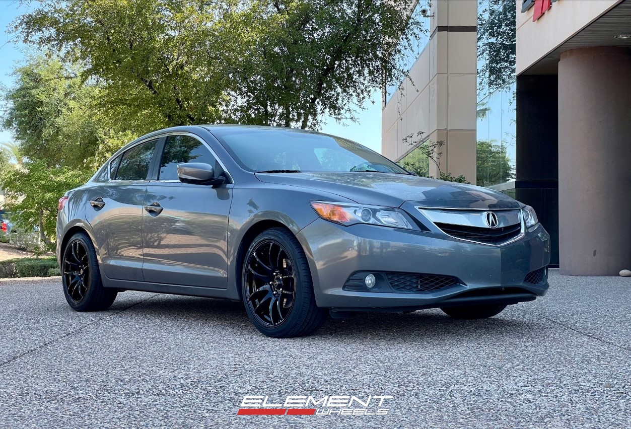 18 inch Vors TR4 in Gloss Black on a 2013 Acura ILX