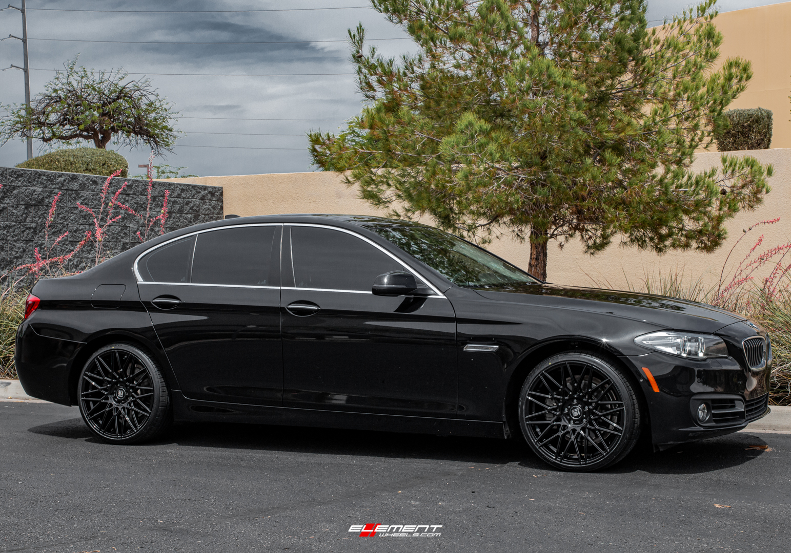 20 inch Touren TR78 Gloss Black on a 2016 BMW 528i