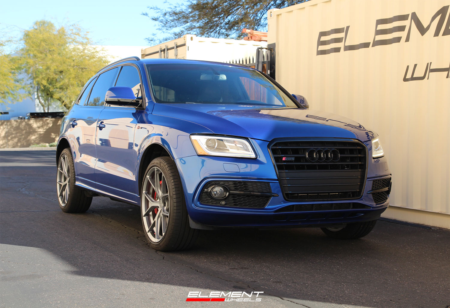 21 inch MRR FS06 Matte Gunmetal on a 2016 Audi SQ5