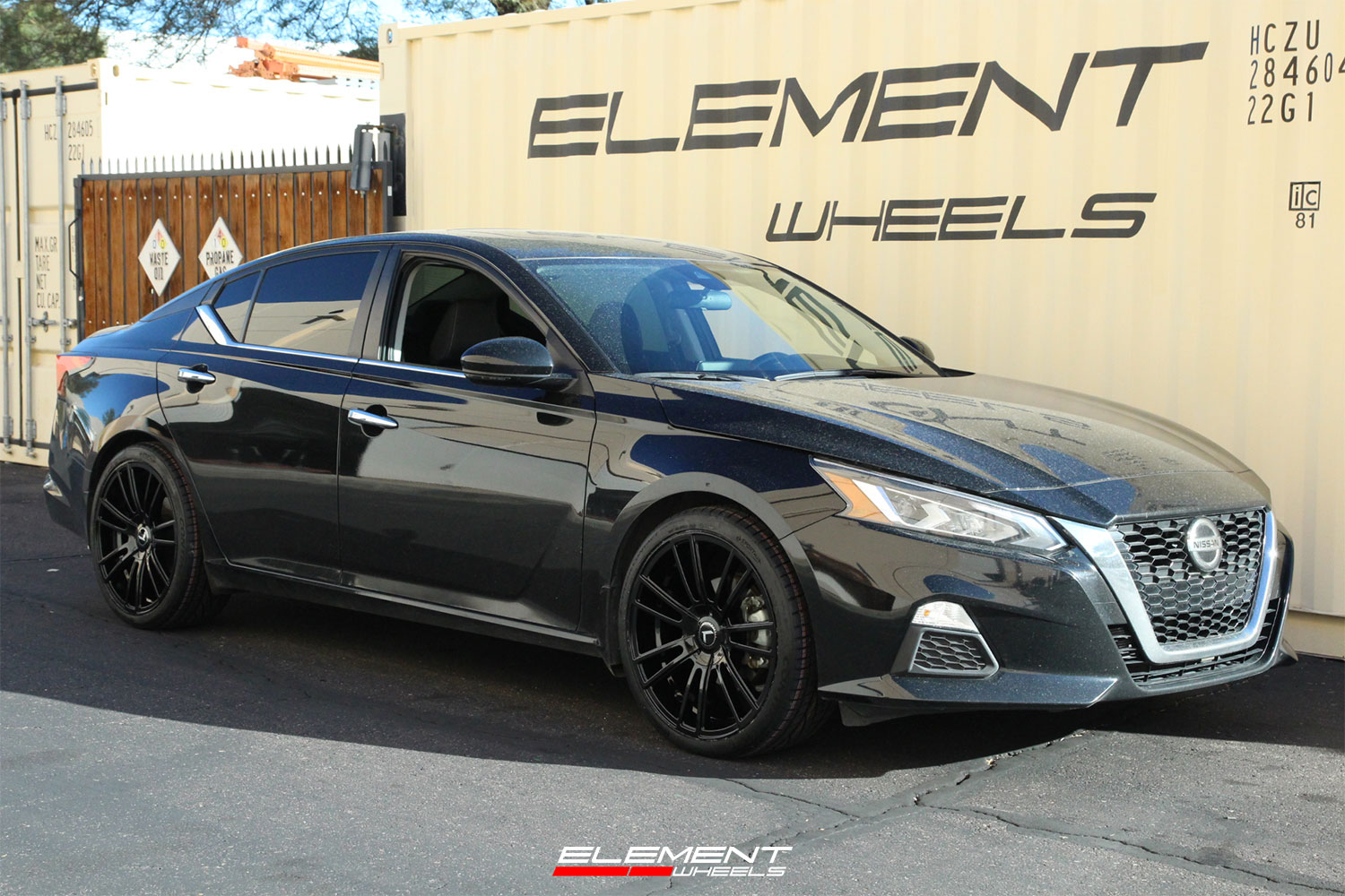 20 inch Kraze KR183 Spectra Gloss Black on a 2021 Nissan Altima