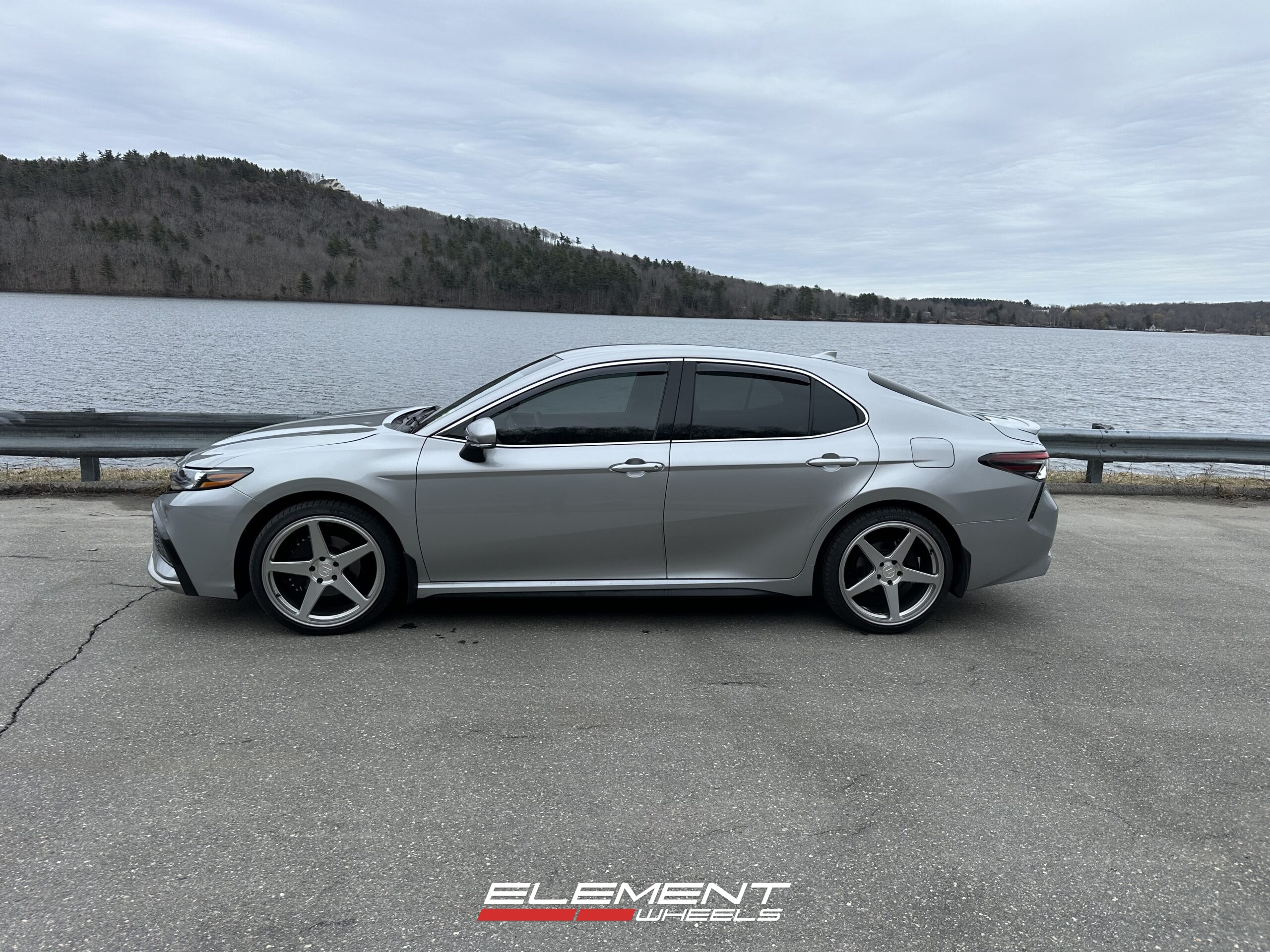20 inch Variant Sena Raw Milled on a 2024 Toyota Camry