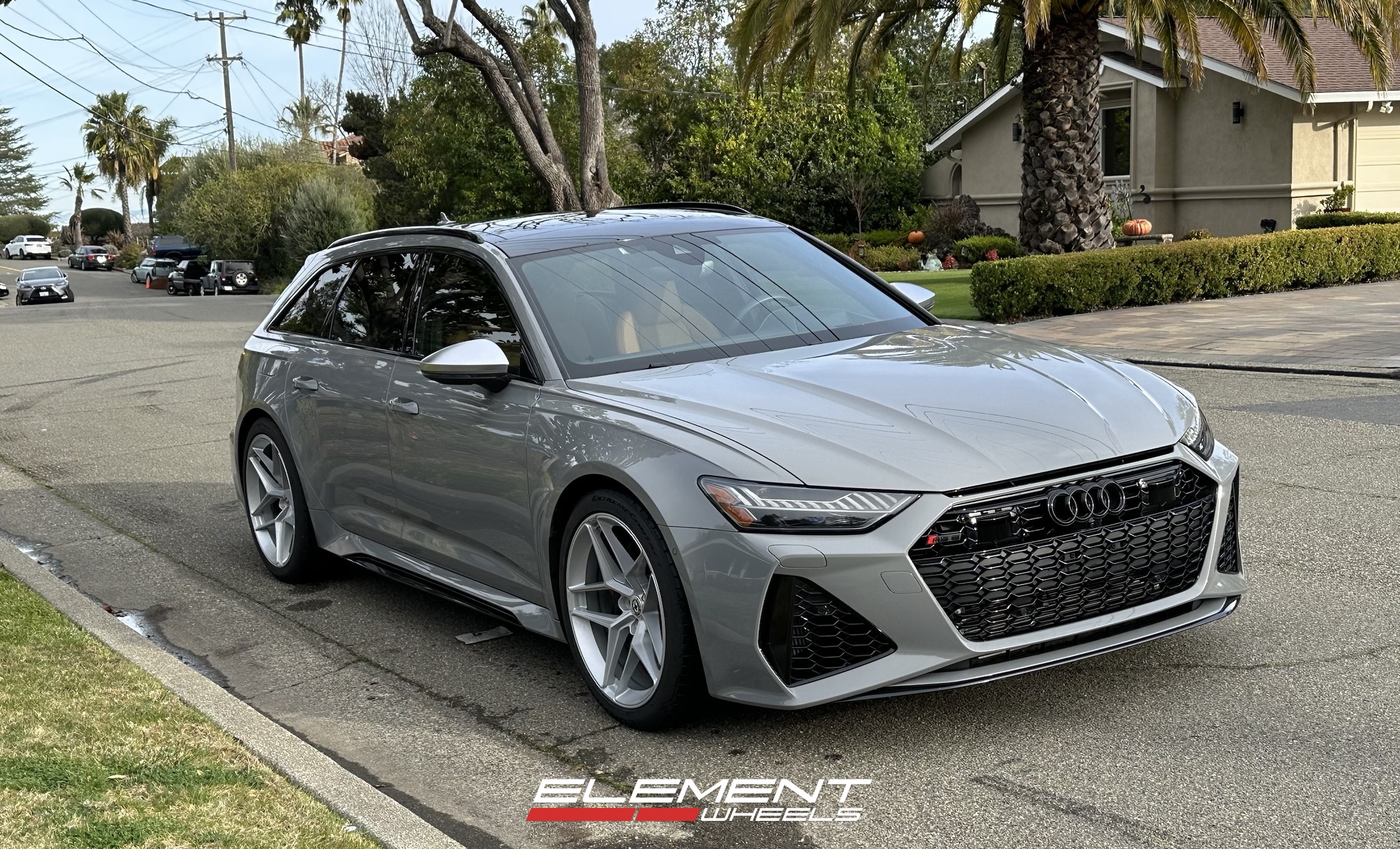 21 inch HRE FF11in Liquid Metal on an Audi RS6
