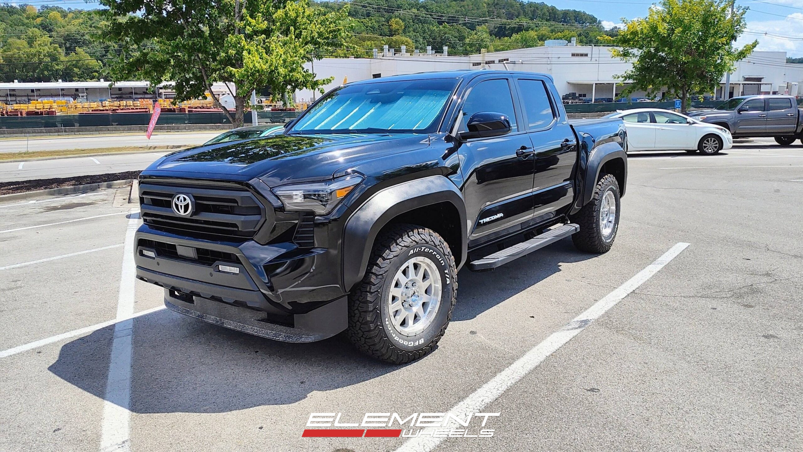17 inch Method MR301 in Machined w/ Clearcoat on a 2024 Toyota Tacoma