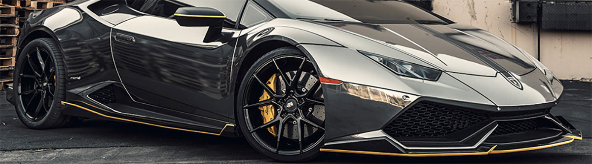 Staggered Wheels Banner Staggered Wheels on Lamborghini